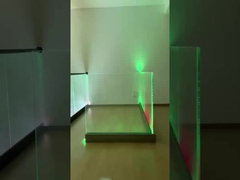 6063-T5 Canal U de aluminio para barandillas de vidrio con luces LED