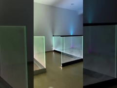 6063-T5 Canal U de aluminio para barandillas de vidrio